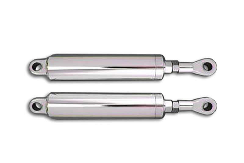 V-Twin - 54-0131 - 11 inch Shock Set Chrome Billet