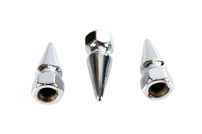 V-Twin - 6913-3 - Chrome Pike Nut 3/8 inch-16 Coarse Thread