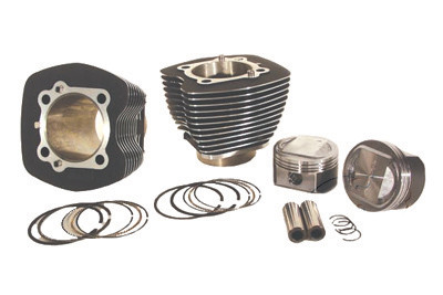 V-Twin - 11-0074 - 95 inch Big Bore Black Cylinder Kit