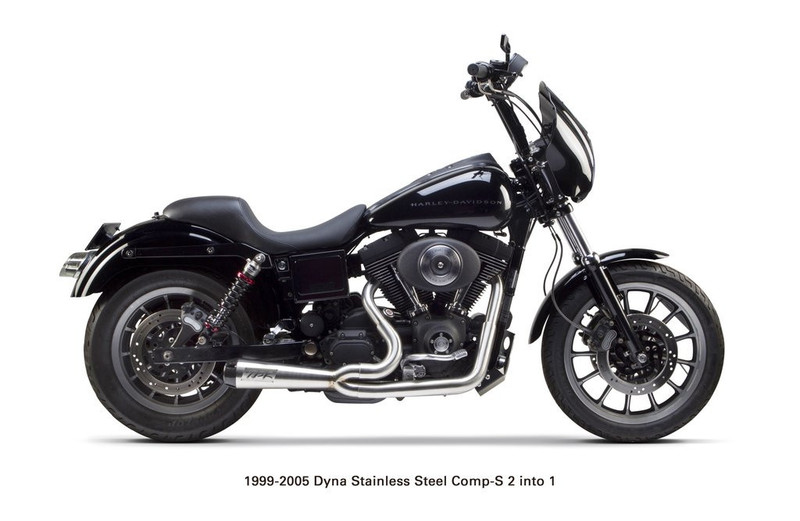 Two Brothers Racing - 2-into-1 Comp-S Exhaust - fits '99-'05 FXD