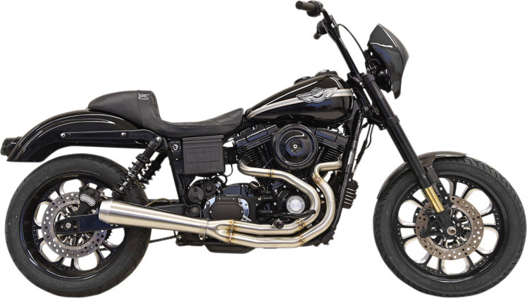 Bassani - Road Rage III Stepped 2-into-1 Exhaust System Stainless Steel -  fits Harley FXD Dyna