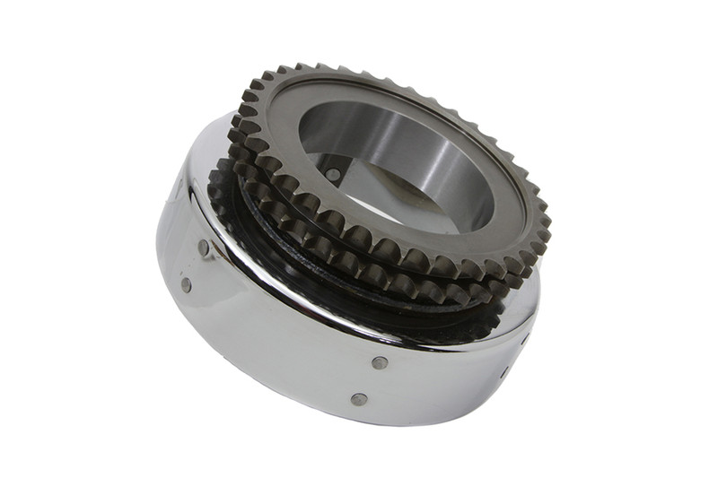 V-Twin - 18-0526 - Chrome Kick Start Clutch Drum
