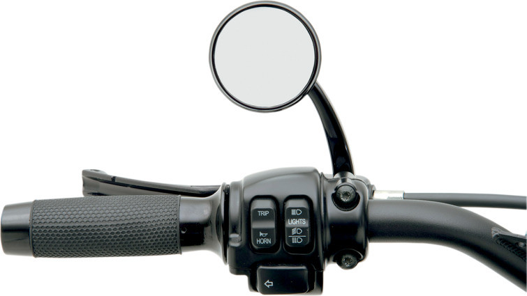 Todd’sサイクル SHOOTER ミラー ハーレー用 ブラック 左右セット Todd's Cycle - Shooter Mirrors - Chrome or Black