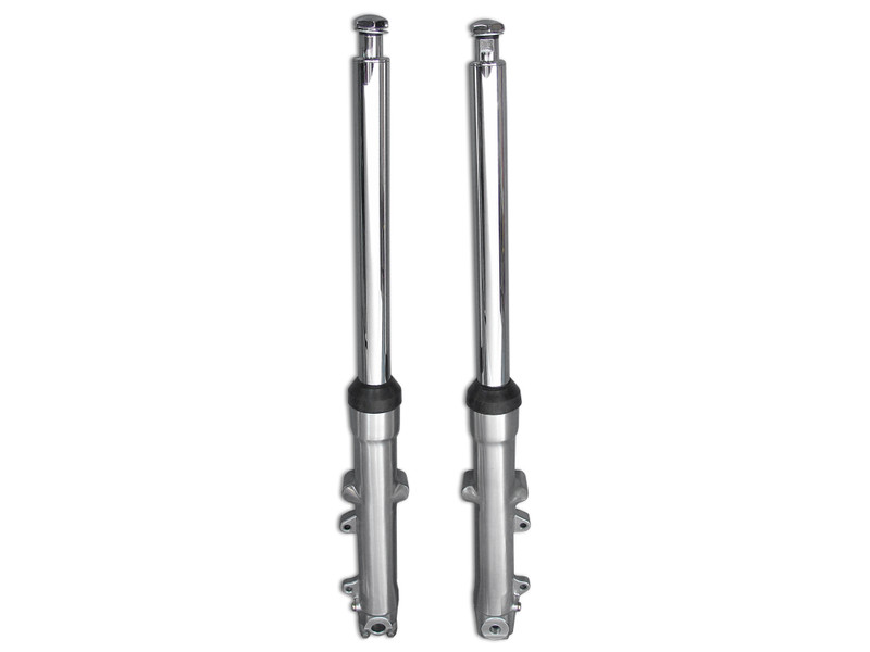 V-Twin - 24-0763 - 41mm Fork Slider Assembly with Polished Sliders