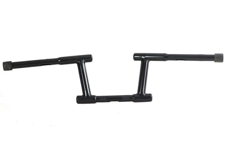 V-Twin - 25-0566 - 6 inch Z-Bar Racing Handlebar with Indents Black