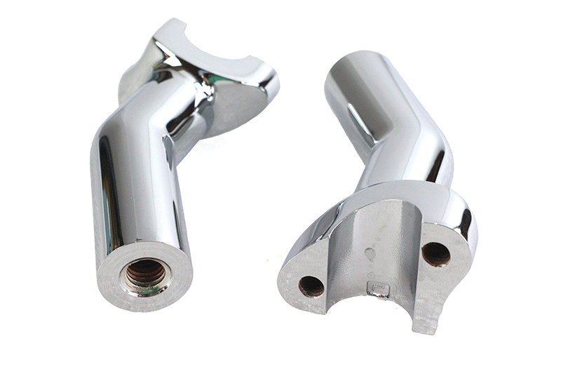 V-Twin - 25-2192 - 1 inch Pullback Riser Set Chrome
