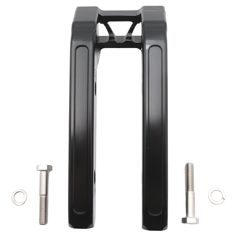 V-Twin - 26-0049 - Wyatt Gatling 10 inch Pirate Style Riser Set Black