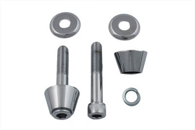 V-Twin - 28-0950 - Tapered Cone Riser Kit Chrome