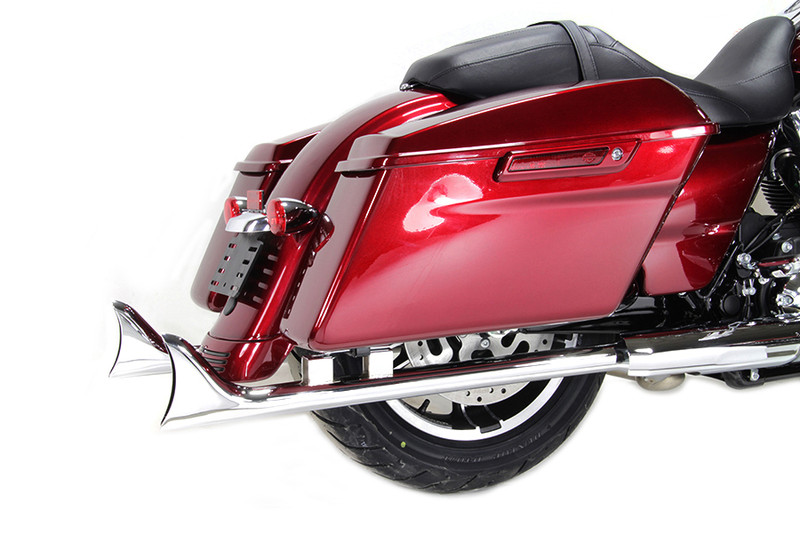 V-Twin - 30-1148 - M8 33 inch Straight Fishtail Exhaust Extension Set ...