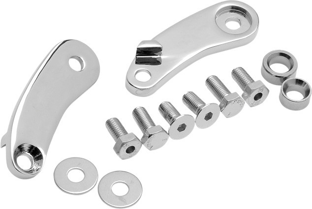 Drag Specialties - Front Turn Signal Relocation Kit - fits '00-'17