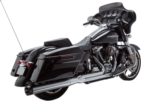 S&S サイドワインダー 2in1 ハーレー フルエキ マフラー ツアラー S&S - Sidewinder 2-Into-1 Exhaust System - fits '17-'18 Touring Models