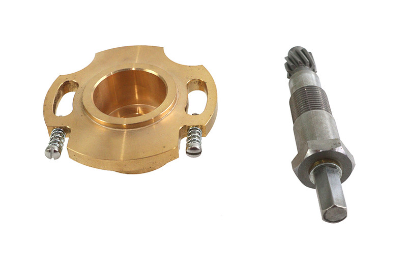 はて V-Twin - 32-1347 - Magneto Base with Shaft and Gear