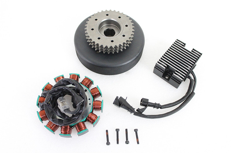 V-Twin 12V Automatic Advance Distributor & Coil Kit – Fits Harley 1948-1960