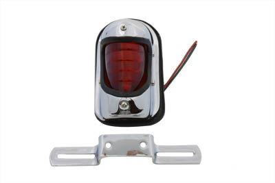 V-Twin - 33-0304 - Chrome Beehive Style Tail Lamp