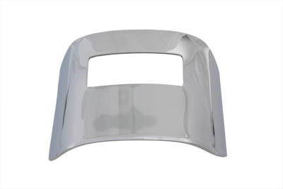 V-Twin - 42-0216 - Chrome Tail Lamp Visor Smooth