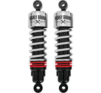 Burly Brand Slammer Plus Shocks fits 91 17 Harley Dyna