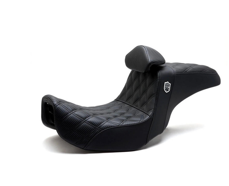 Saddlemen x San Diego Customs Step Up Seat Gripper/ Backrest fits Saddlemen x San Diego Customs Step Up Seat Gripper/ Backrest fits
