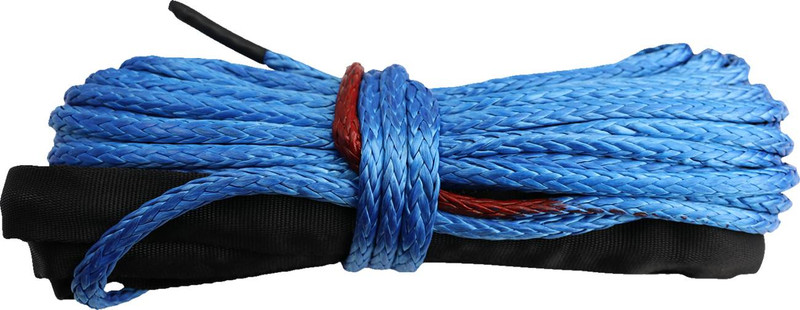 Winch Rope Blue Kfi Products - 45050970 - Winch Rope - Synthetic - Blue - 15/64
