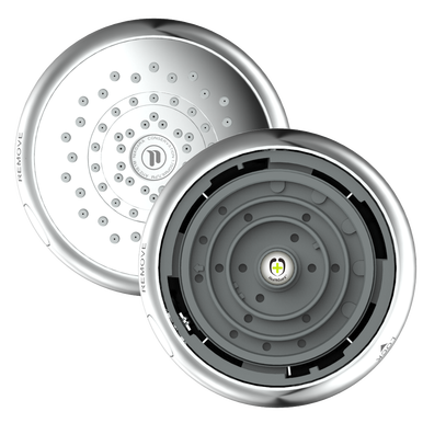 HealthGuard Fixed shower head with removable faceplate