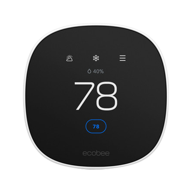 ecobee Smart Thermostat Essential cooling to 78