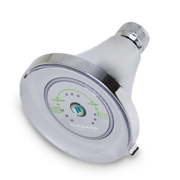 Chrome Earth® Luxe 3-Function Fixed Showerhead