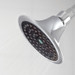 Chrome Sava Spa Showerhead on shower wall Chrome Sava Spa Showerhead on shower wall