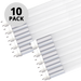 10 Pack TLED (T8) bulbs on white background