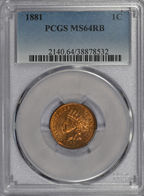 1881 Indian MS64RB
