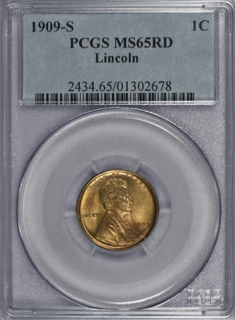 1909-S Lincoln MS65RD