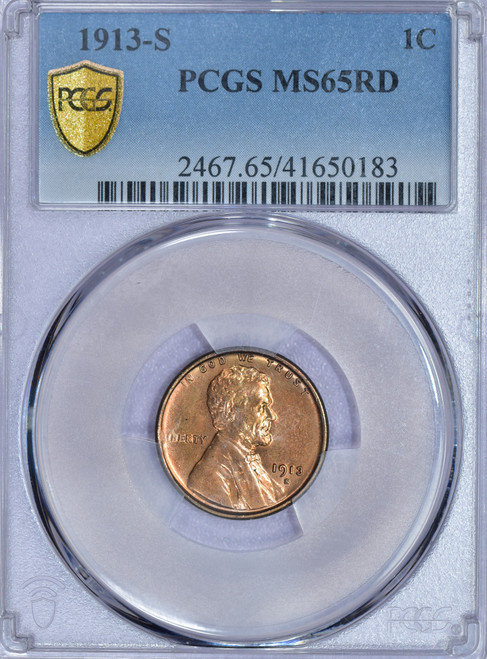 1913-S Lincoln MS65RD