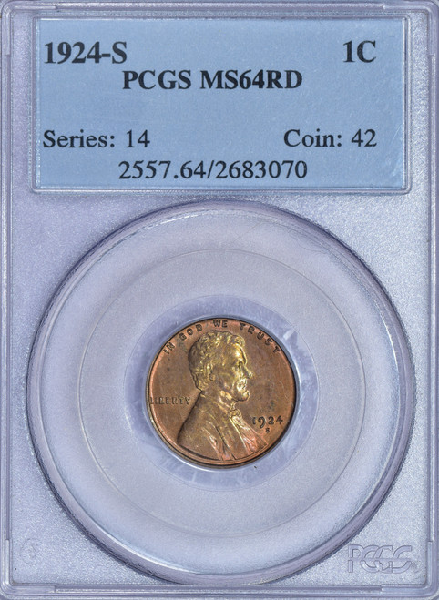 1924-S Lincoln MS64RD