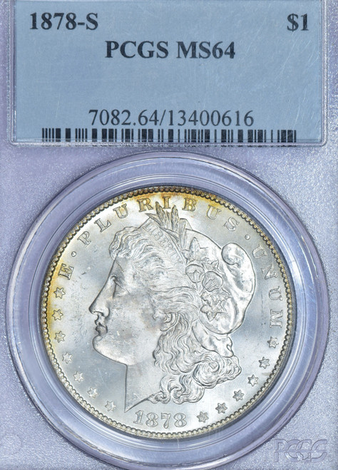 1878-S Morgan MS64