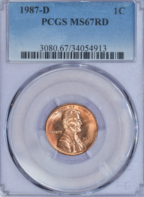 1987-D Lincoln MS67RD