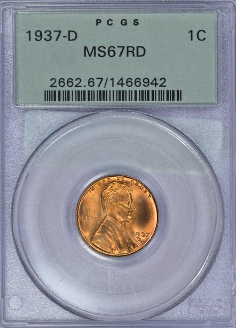 1937-D Lincoln MS67RD OGH