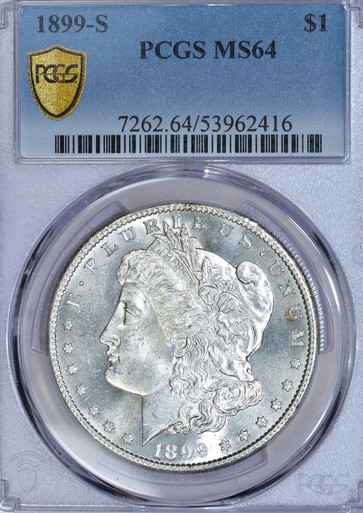 1899-S Morgan MS64