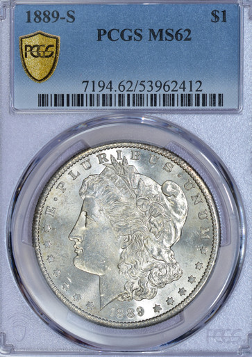 1889-S Morgan MS62