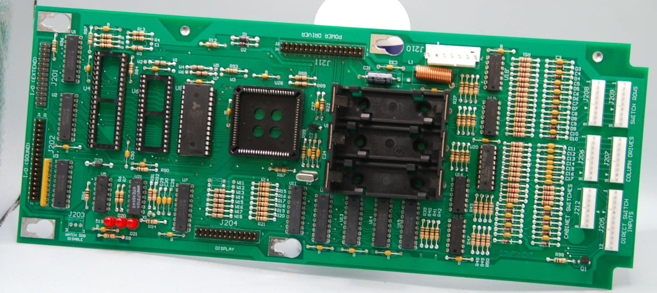 MPU Board Williams WPC 89 for Pinball Machines