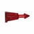 Williams/Bally translucent red 1 inch mini post 03-8044-9