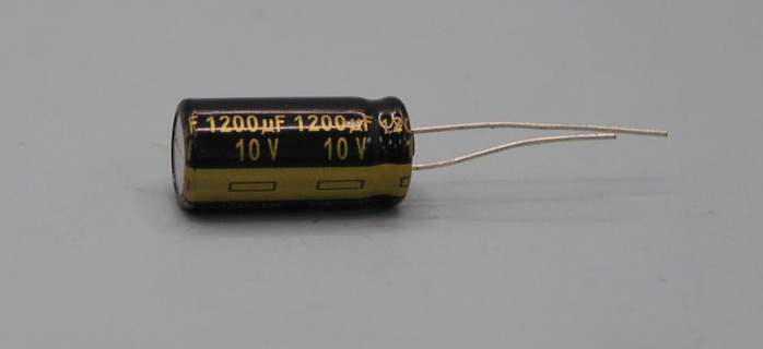 Electrolytic Capacitor, 1200 µF, 10 V, ± 20%, PC Pin, 5000 hours @ 105°C, Polar