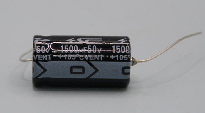 1500uF 50V 16X25 +/-20% -40 to +105°C 9PCS Aluminum Electrolytic Capacitor