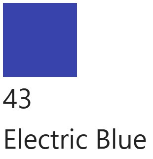 8' Electric Blue Felt - Championship Invitational