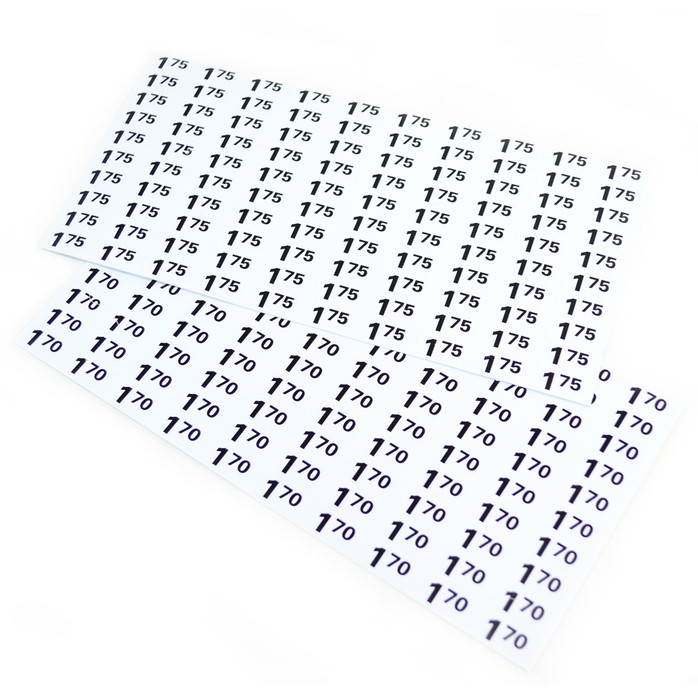 Automatic Products Price Tabs, $1.70/$1.75 460347-15