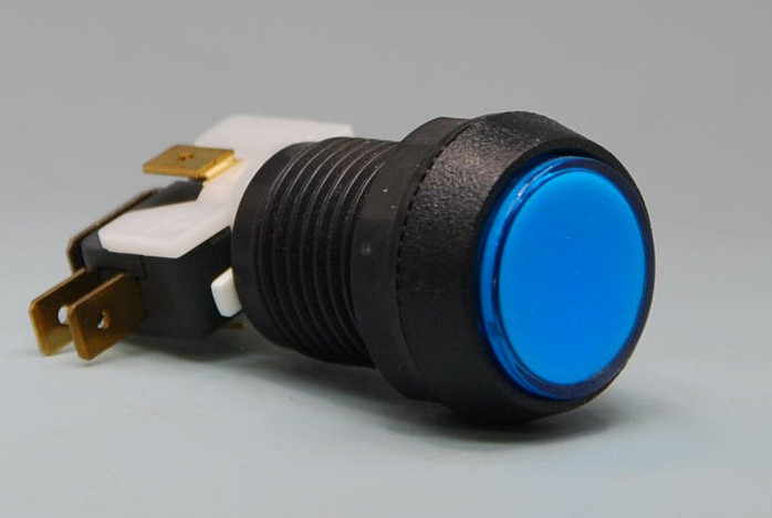 Blue Small Round IPB Lamp w/ .250