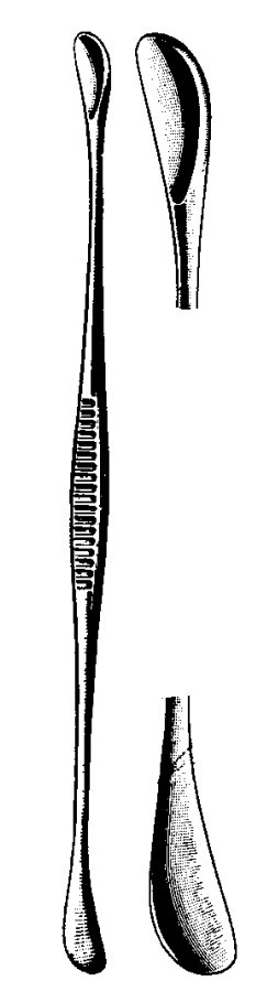 Product Spectrum Fergusson Gallstone Scoop, 9.5" (24cm), Medium, 11.0mm x 12.0mm Wide, Double-Ended | SAH.22-1112 Image
