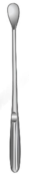 Product Spectrum Soft Edge Surgical Spoon, 10" (25cm), Extra Small, 14x10mm | SAH.23-6399 Image