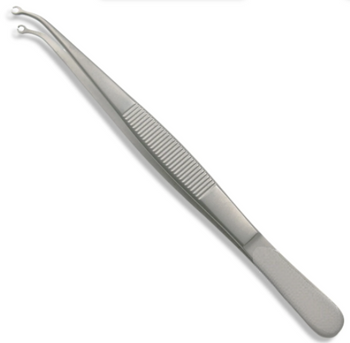Product Spectrum Suture Forcep, 7" (18cm), Straight, Fine Touch Tissue, Rounded Tip | SAH.24-5053 Image