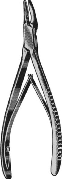 Product Vet Spectrum Friedman Rongeur, 5.5" (14cm), Curved, Single Action, 3mm Jaw | SAH.703761 Image
