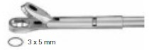 Product Vet Spectrum Tige interchangeable de poinçon de biopsie, 7,5 po (19 cm), Uni-Oval, pointe 3 x 5 mm Image