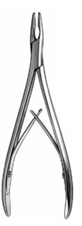 Product Vet Spectrum Rongeur Lempert, 7,25 po (19 cm), droit, simple action, mâchoire de 2,5 mm Image