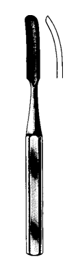 Product Vet Spectrum Hibbs Gouge, 9.5" (24cm), Curved, 25mm | SAH.733723 Image